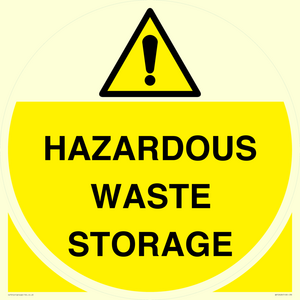 HAZARDOUS WASTE STORAGE